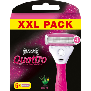 Wilkinson Sword Náhradní hlavice Quattro for Women 6 ks obraz