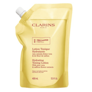 Clarins Hydratační tonizační voda pro normální až suchou pleť (Hydrating Toning Lotion) 400 ml - náhradní náplň obraz