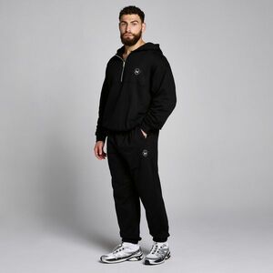 MP Pánské Tempo Oversized Tepláky – Černé - XS obraz