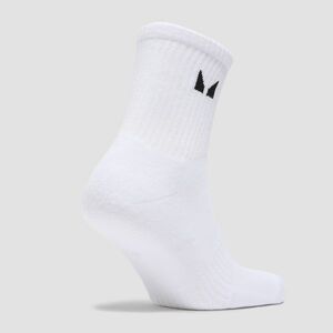 MP Unisex Crew Socks (5 Pack) - White - UK 9-11 obraz