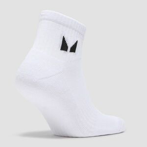 MP Unisex Ankle Socks (3 Pack) - White - UK 6-8 obraz