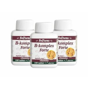 MedPharma B-komplex Forte 107 tablet 3 kusy: 3x107 tbl. obraz