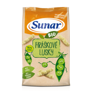 Sunar BIO Křupky Hráškové lusky 45g obraz