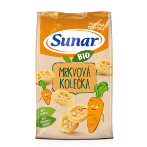 SUNAR Křupky Mrkvová kolečka BIO 45 g obraz