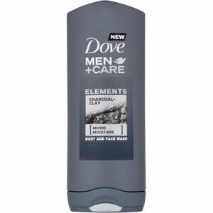 Dove Men+Care Charcoal+Clay sprchový gél 400ml obraz