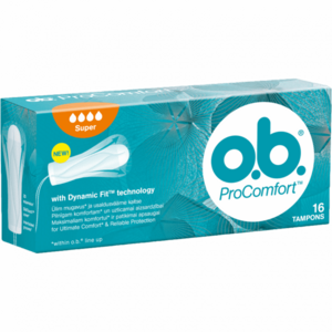 O.B. O.B. ProComfort Super tampon 16 ks obraz