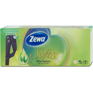 Zewa Aloe Balsam papierové hygienické vreckovky 10 x 9 ks obraz