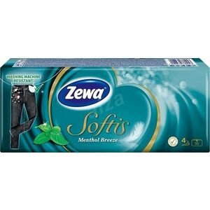 ZEWA Softis Menthol Breeze papierové hygienické vreckovky 10 x 9 ks obraz