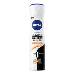 Nivea Invisible Black & White Ultimate Impact antiperspirant 150ml obraz