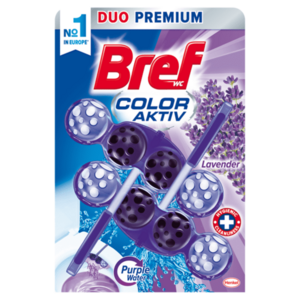 Bref Purple Aktiv Levander WC Blok 2x50g obraz