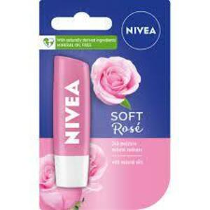 Nivea Soft rose tyčinka na pery 4, 8g obraz