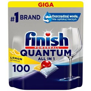 Finish - Calgonit Finish tablety do umývačky riadu Powerball Quantum lemon 100 ks obraz