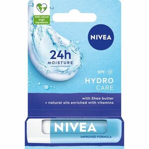 Nivea balzam na pery Hydro Care s bambuckým maslom 4, 8g obraz