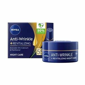 Nivea Anti-Wrinkle + Revitalizing 55+ Obnovujúci nočný krém proti vráskam 50 ml obraz