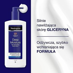 Neutrogena Deep Moisture telové mlieko s dávkovačom 250ml obraz