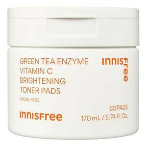 INNISFREE - Vitamin C Green Tea Enzyme Brightening Pads – Péče proti skvrnám obraz