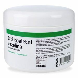 AROMATICA Bílá toaletní vazelína s vitamínem E 500 ml obraz