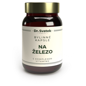 DR.SVATEK Bylinné kapsle na železo s komplexem vitamínů 90 kusů obraz