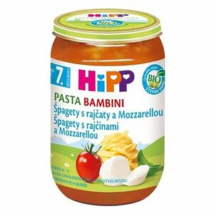 HIPP Bambini pasta rajčata se špagetami a mozzarellou BIO 220 g obraz