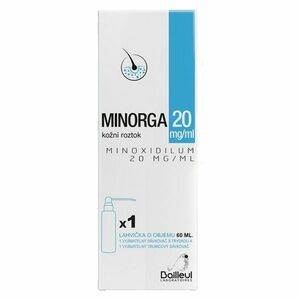 MINORGA 20mg/ml kožní roztok 60ml obraz