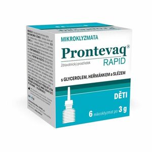 PRONTEVAQ Rapid mikroklyzma pro děti 6 x 3 g obraz