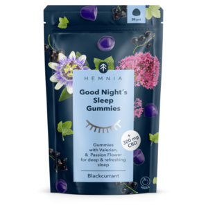 HEMNIA Good night sleep gummies + 300 mg CBD 30 kusů obraz