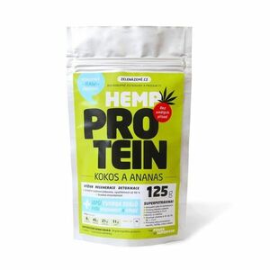 ZELENÁ ZEMĚ Konopný protein kokos s ananasem 125 g obraz