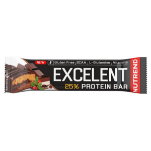 NUTREND Excelent protein bar double čokoláda a nugát s brusinkami 85 g obraz