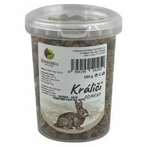 BOHEMIA PET FOOD Králičí odměny pro psy 250 g obraz