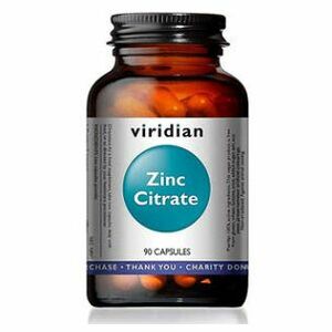 VIRIDIAN Nutrition Zinc Citrate 90 kapslí obraz