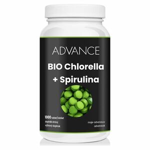 ADVANCE Chlorella + Spirulina 1000 tablet BIO obraz