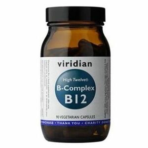 VIRIDIAN Nutrition B-Complex B12 High Twelwe 90 kapslí obraz