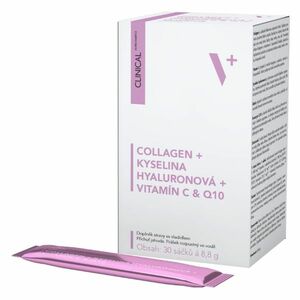 CLINICAL Collagen + kyselina hyaluronová + vitamín C & Q10 30 sáčků obraz