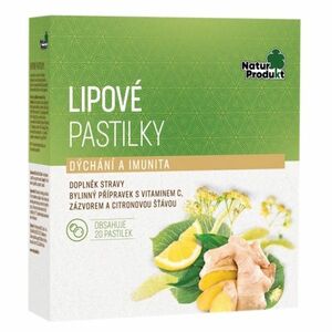 NATURPRODUKT Lipové pastilky 20 kusů obraz