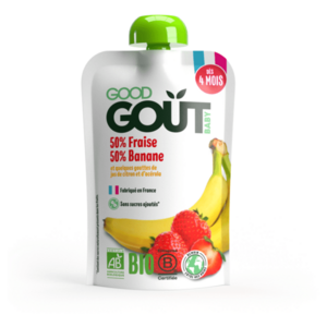 GOOD GOUT Jahoda s banánem od 4.měsíce BIO 120 g obraz