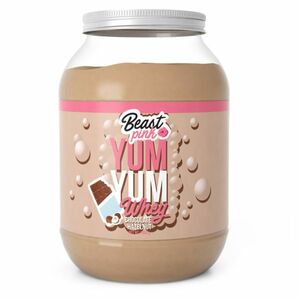 GYMBEAM BeastPink Yum yum whey protein čokoláda lískový oříšek 1000 g obraz