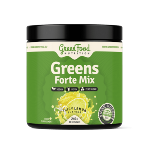 GREENFOOD NUTRITION Greens forte mix juicy lemon 240 g obraz