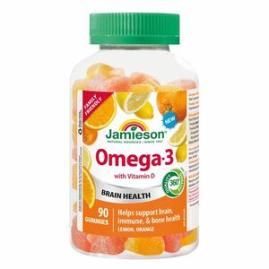 JAMIESON Omega-3 Gummies 90 želatinových pastilek obraz