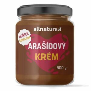 ALLNATURE Arašídový krém s hořkou čokoládou 500 g obraz