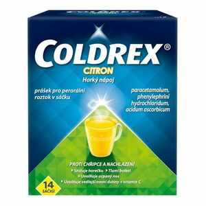 COLDREX Horký nápoj citron prášek pro roztok 14 sáčků II obraz