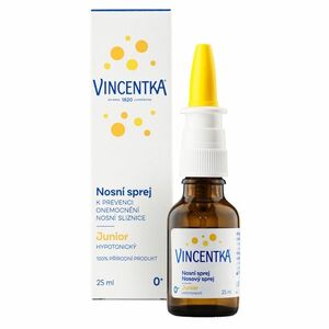 VINCENTKA Nosní sprej junior hypotonický 25 ml obraz