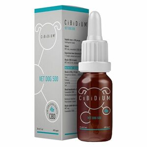 CiBiDiUM® Vet Dog 500 kapky s obsahem CBD 30 ml obraz