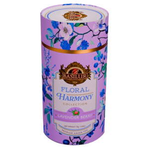 BASILUR Floral harmony lavender berry zelený čaj 75 g obraz