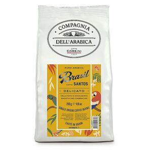 CORSINI Brasil café Santos zrnková káva 250 g obraz