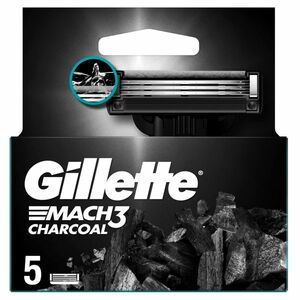 GILLETTE Mach3 Náhradní hlavice Charcoal 5 kusů obraz