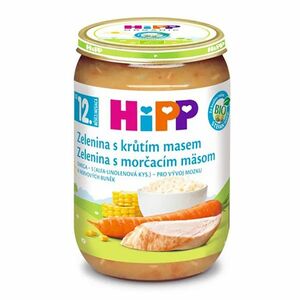 HIPP Zelenina s krůtím masem BIO 220 g obraz