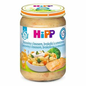 HIPP Těstoviny s brokolicí s lososem a smetanou BIO 250 g obraz