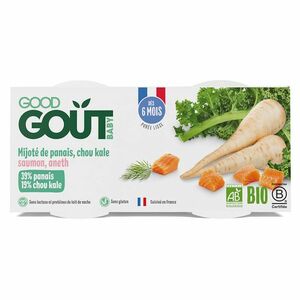 GOOD GOUT Losos s kapustou a pastinákem BIO 2x190 g obraz