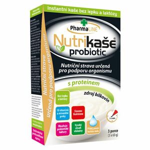 PHARMALINE Nutrikaše probiotic s proteinem 3 x 60 g obraz