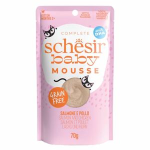 SCHESIR Kitten Lifestage Mousse kapsička pro koťata losos 70 g obraz